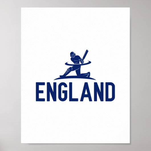 England Cricket Fan. Men  ポスター (正面)