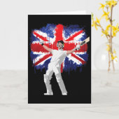 England Cricket Jersey National Fans English Crick カード (黄色い花)