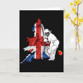 England Cricket T Shirt  カード (黄色い花)
