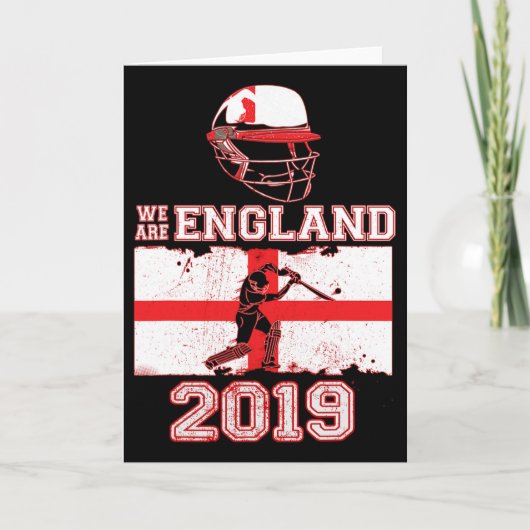 England Cricket Team Supporters We Are England Gif カード (正面)