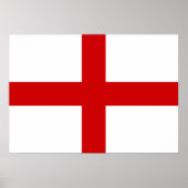 England Flag ポスター (正面)