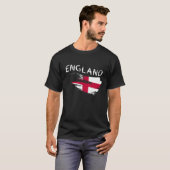 England Football Fan English Futbol Squad Britain Tシャツ (正面フル)