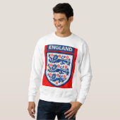 England International Football club badge T-Shirt スウェットシャツ (正面フル)