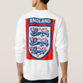England International Football club badge T-Shirt スウェットシャツ (裏面)