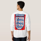 England International Football club badge T-Shirt スウェットシャツ (裏面フル)