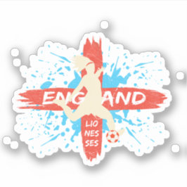 England Lionesses - England Flag シール