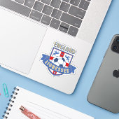 England Lionesses Soccer Crest (#02) Sticker シール (ノートパソコンとiPhone)