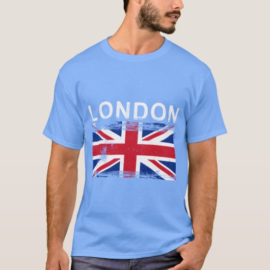 England London City Flag family Tシャツ (正面)