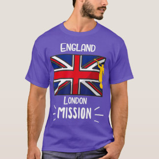 England London Mormon LDS Mission Missionary Tシャツ