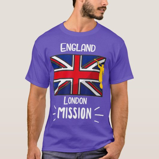 England London Mormon LDS Mission Missionary Tシャツ (正面)