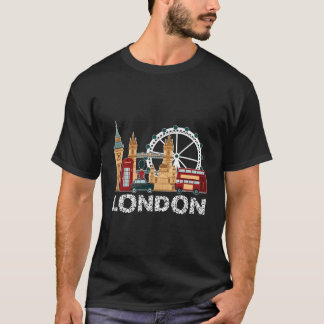 England London Travel Tourist For Tシャツ