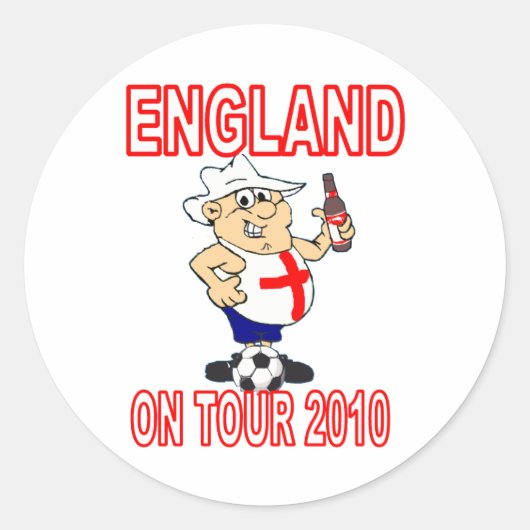 ENGLAND On tour ラウンドシール (正面)