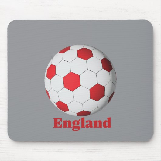 England Soccer マウスパッド (正面)
