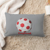 England Soccer ランバークッション (ブランケット)