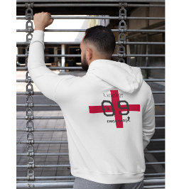 England St George Cross Patriotic Custom Name パーカ