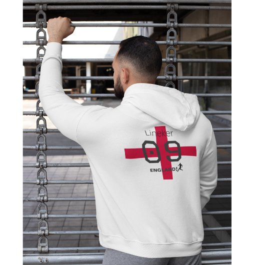 England St George Cross Patriotic Custom Name パーカ