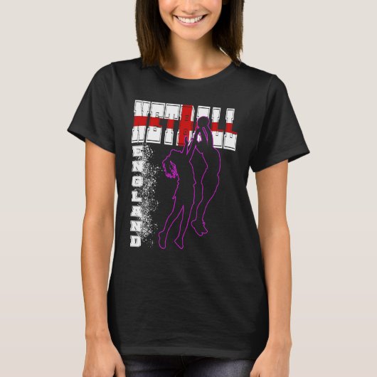England World Team Netball Tシャツ (正面)