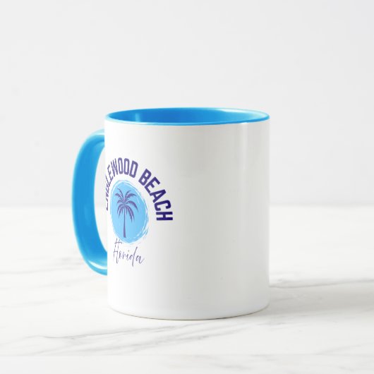 Englewood Beach Florida Coffee Mug マグカップ (正面左)