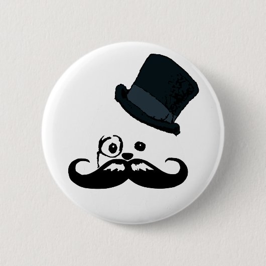 Englisch Dog 缶バッジ (正面)