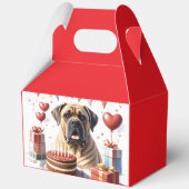 Englische Dogge Mastiff Birthday  フェイバーボックス (裏面)
