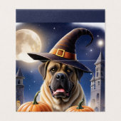 Englische Dogge Mastiff Halloween (外部フラット)