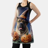 Englische Dogge Mastiff Halloween エプロン (インサイチュ)