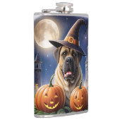 Englische Dogge Mastiff Halloween フラスク (右)
