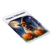 Englische Dogge Mastiff Halloween  マグネット (右側)