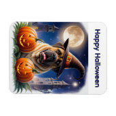 Englische Dogge Mastiff Halloween  マグネット (横)