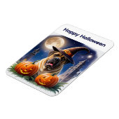 Englische Dogge Mastiff Halloween  マグネット (左側)