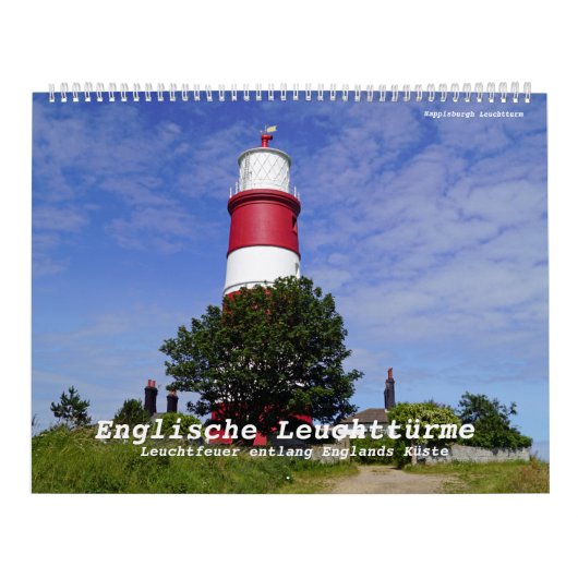 Englische Leuchttürme - Leuchtfeuer entlang Englan カレンダー (カバー)