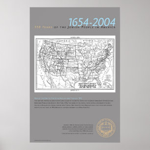 EnglishおよびYiddish 1912年の米国の地図 ポスター