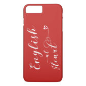 English AtハートMobile Phone Case Case-Mate iPhoneケース (裏面)