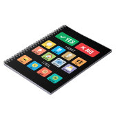 English Autism AAC Pointing Communication 01 ノートブック (左側)