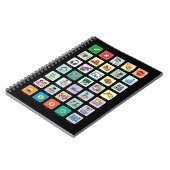 English Autism AAC Pointing Communication 04 ノートブック (左側)