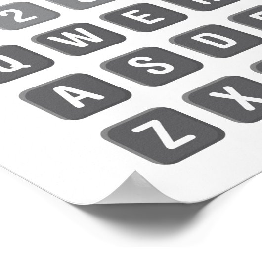 English Autism AAC Pointing Communication 05 ポスター (角)