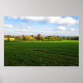 English Autumn Countryside - Personalised ポスター (正面)