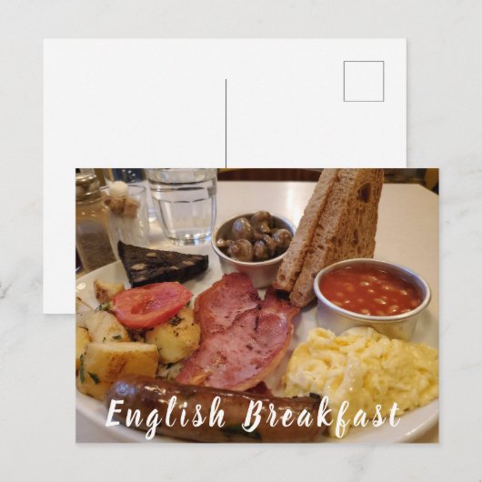English Breakfastはがき ポストカード (正面/裏面)