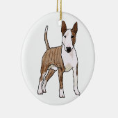 English Bull Terrier セラミックオーナメント (右)