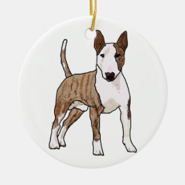 English Bull Terrier セラミックオーナメント