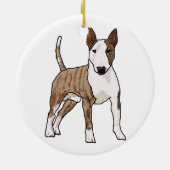 English Bull Terrier セラミックオーナメント (裏面)