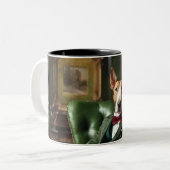 English Bull Terrier 2トーンコーヒーマグ ツートーンマグカップ (正面左)