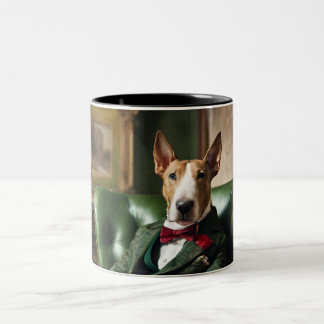 English Bull Terrier 2トーンコーヒーマグ ツートーンマグカップ