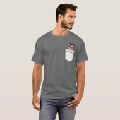 English Bulldogあなたのペット名のポケットをアップカスタムロード Tシャツ (正面フル)