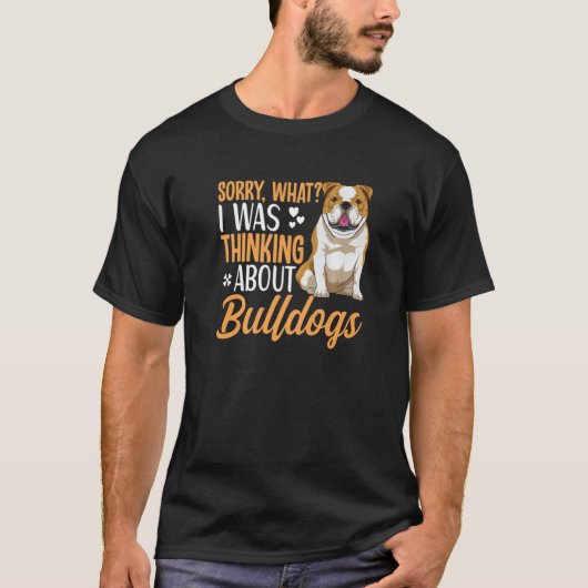 English Bulldog Dog Apparel For Men And Women 4 Tシャツ (正面)