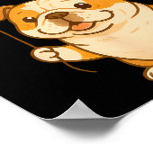 English Bulldog Dog Funny 67 Meme Six Seven Balloo ポスター (角)