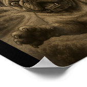 English Bulldog Dog Selfie 67 Meme Six Seven Funny ポスター (角)