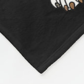 English Bulldog Dog Tree Christmas Lights Xmas Paj フリースブランケット (角)