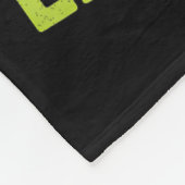 English Bulldog Exercise, Extra Fries Funny フリースブランケット (角)