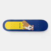 English Bulldog Graphic Personalized スケートボード (横)
